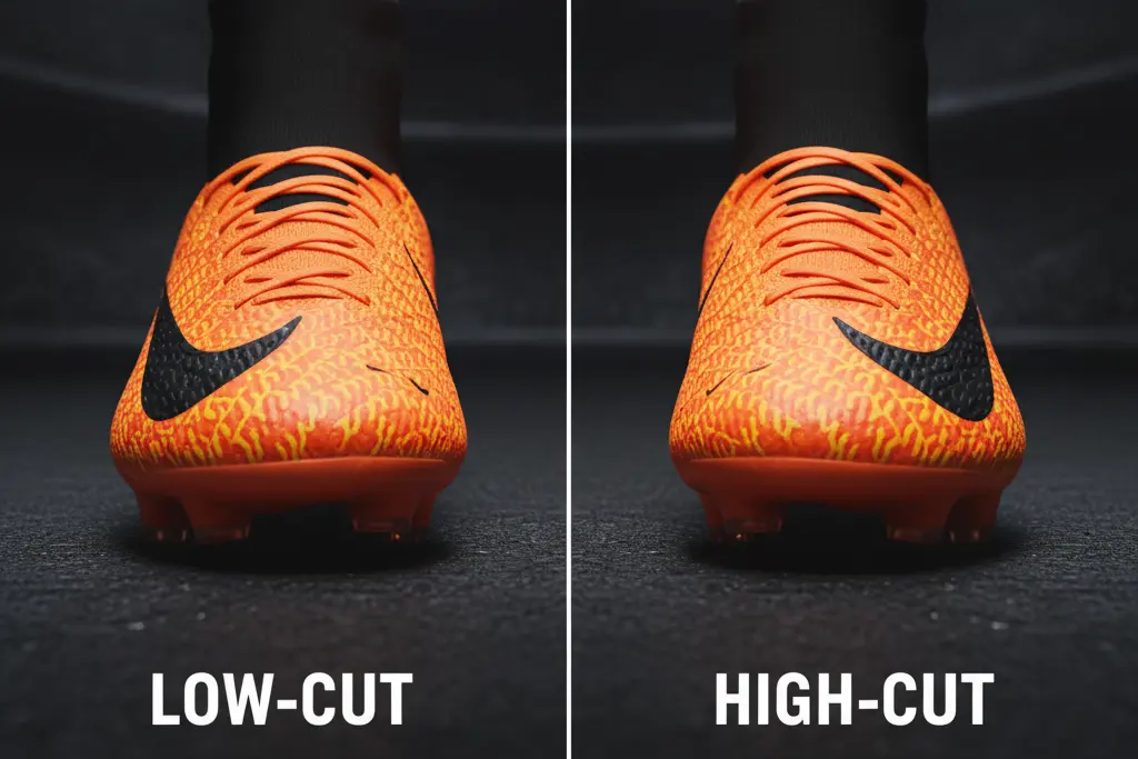 مقایسه کفش فوتبال ساقدار (جورابی) و بدون ساق (کلاسیک)