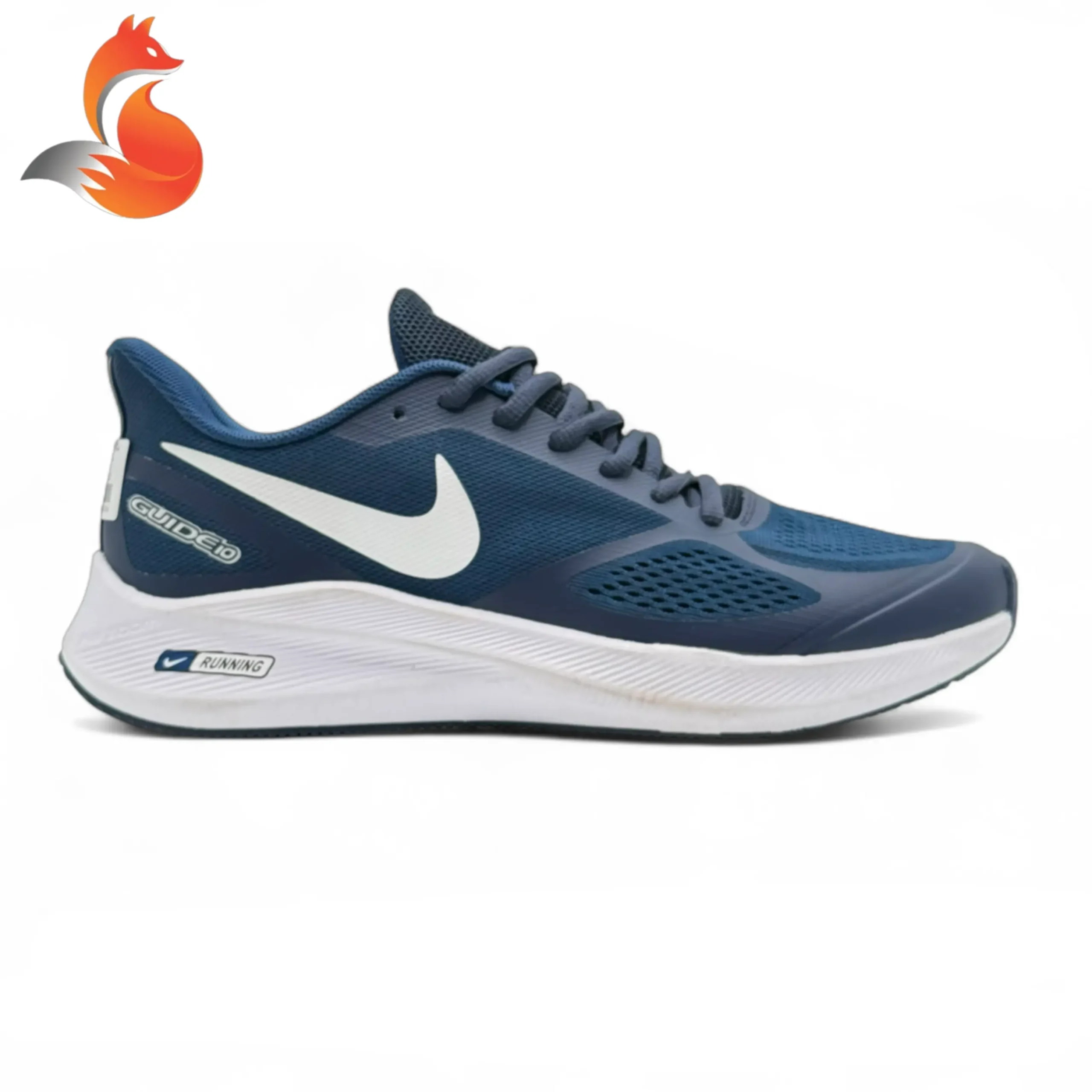 کفش رانینگ نایک گاید سرمه ای سفید