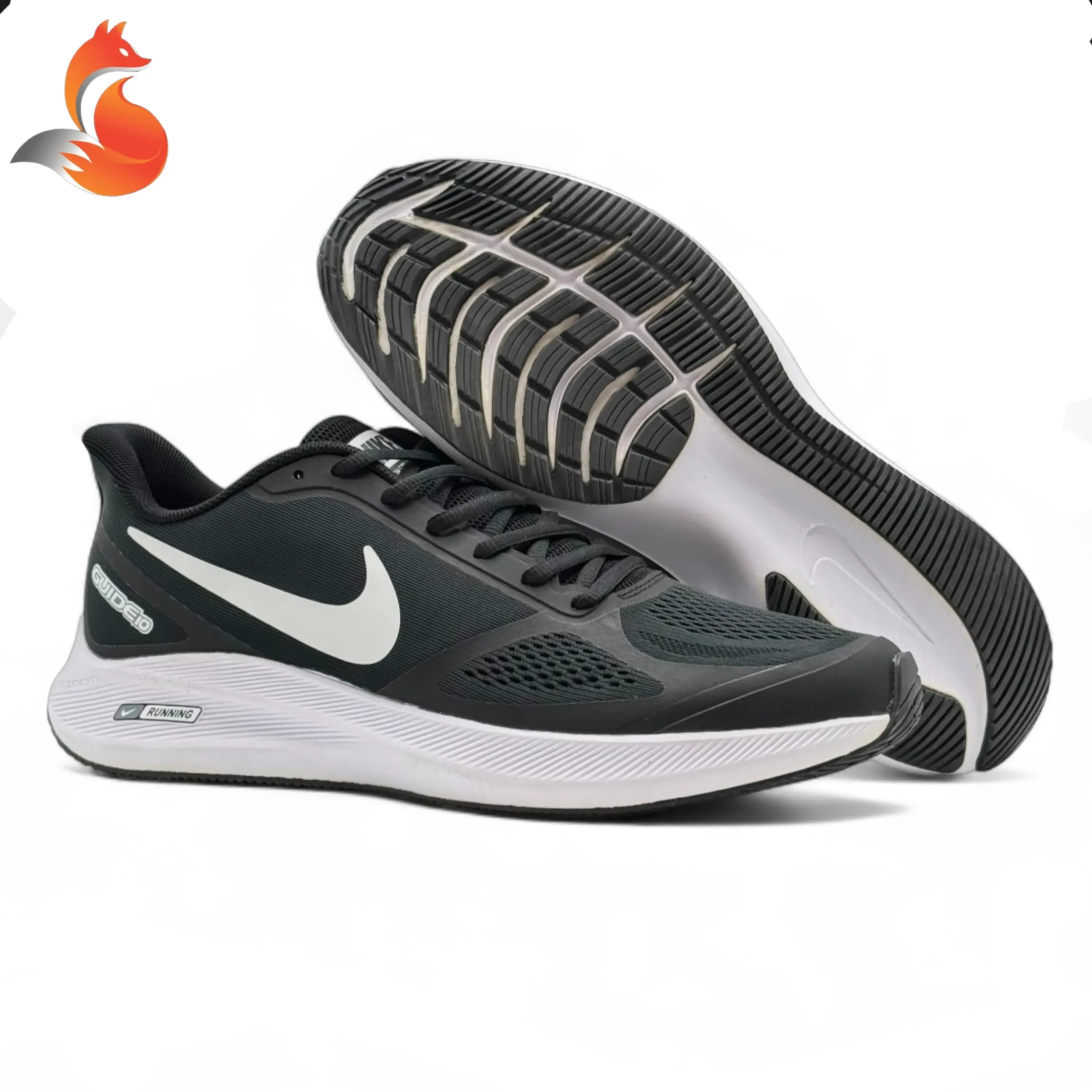 کفش رانینگ نایک گاید مشکی سفید
