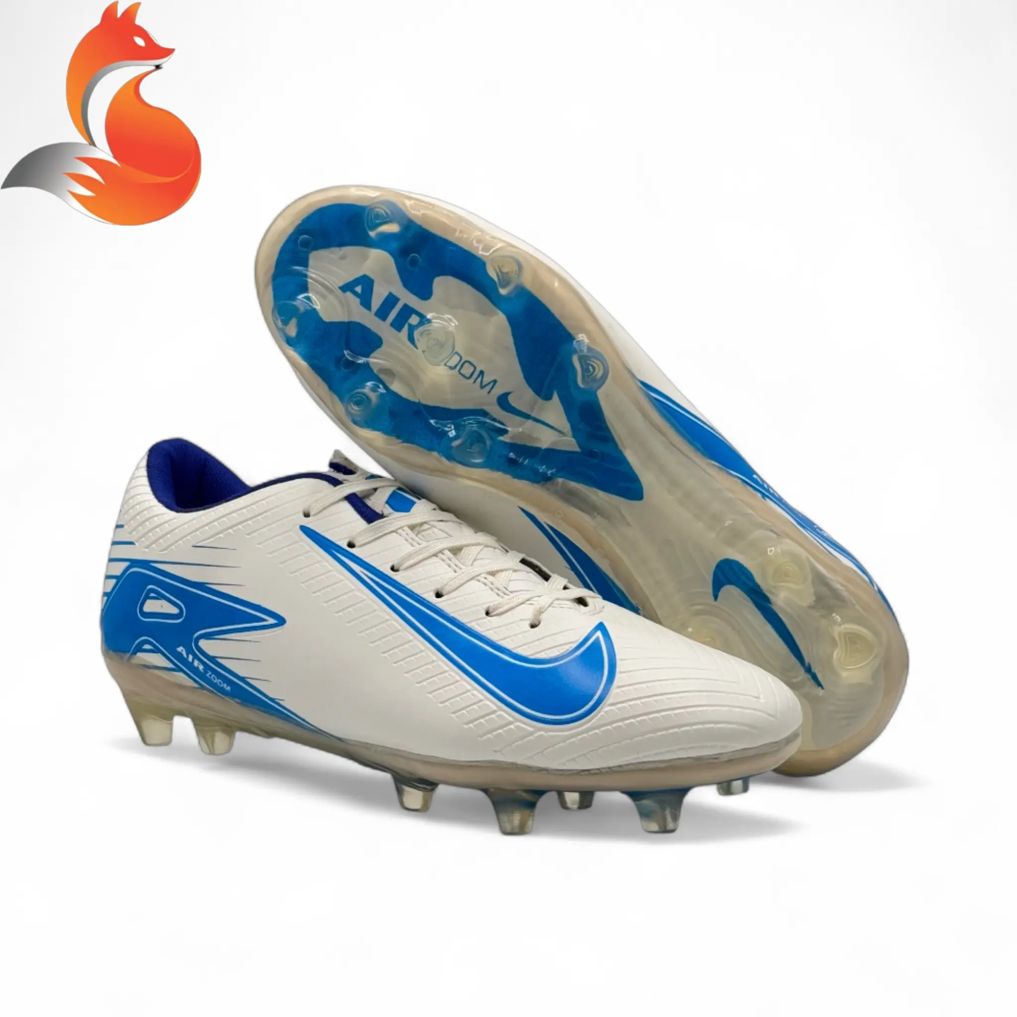 کفش فوتبال استوک نایک ویپور سفید آبی