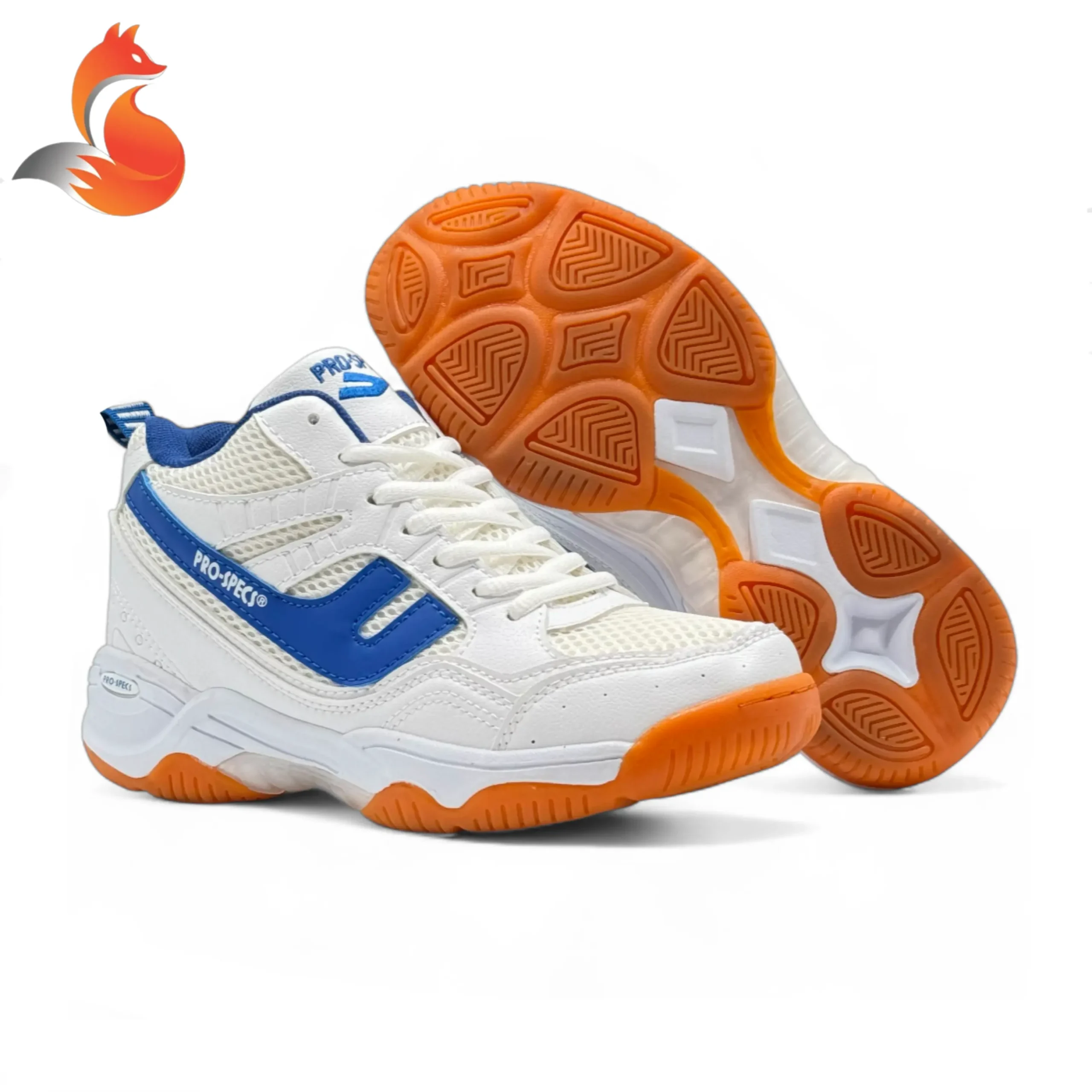 کفش والیبالی F سفید آبی