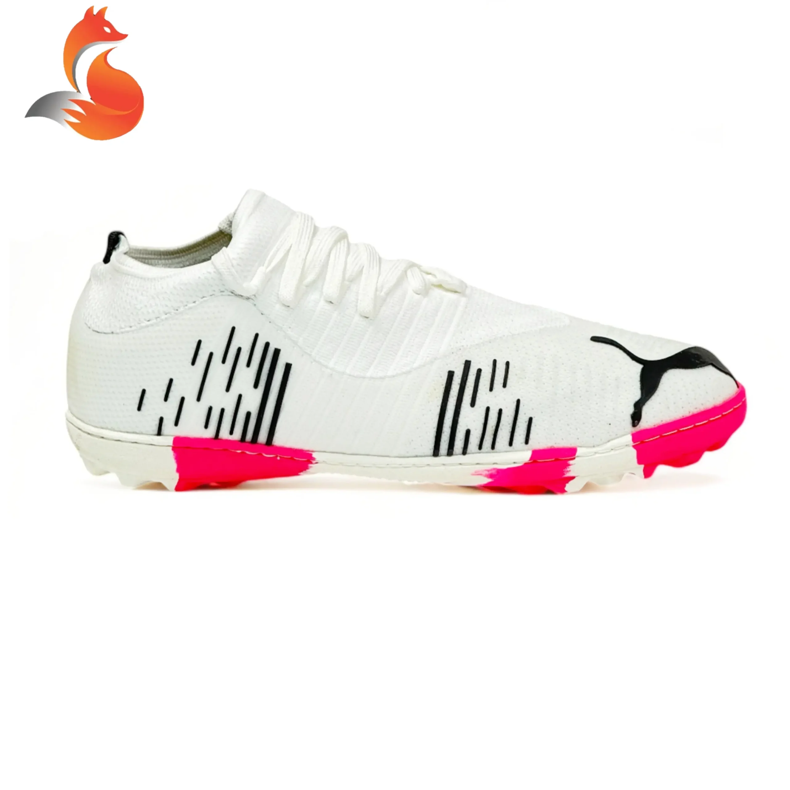 کفش چمن مصنوعی استوک ریز پوما فیوچر سفید صورتی1