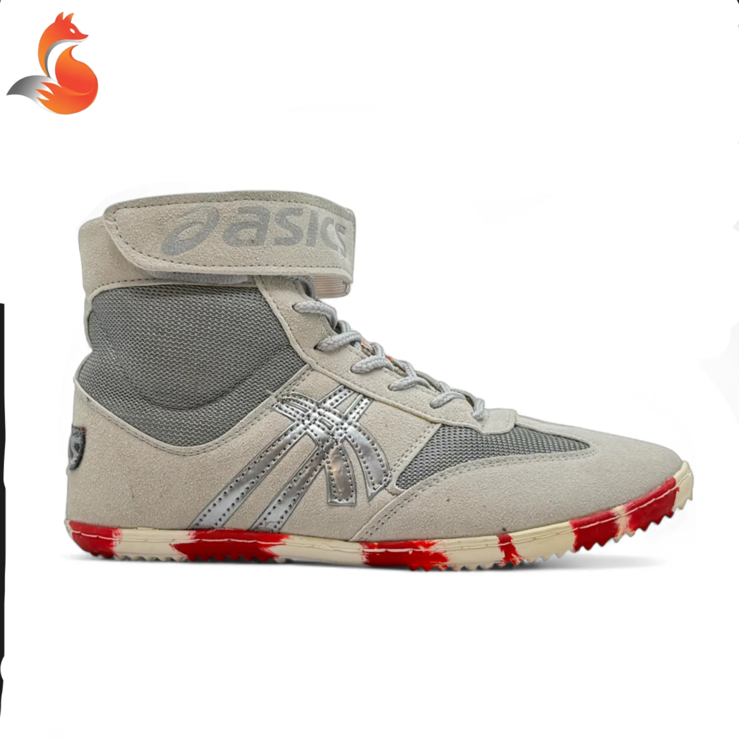 کفش کشتی اسیکس کرم قرمز